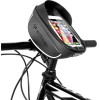 Wozinsky bike handlebar bag with phone case 1l black 5907769300585 - (WBB16BK)