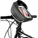 Wozinsky bike handlebar bag with phone case 1l black 5907769300585 - (WBB16BK)