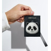Nimmy card wallet BIG EYED PET 2.0 Panda black