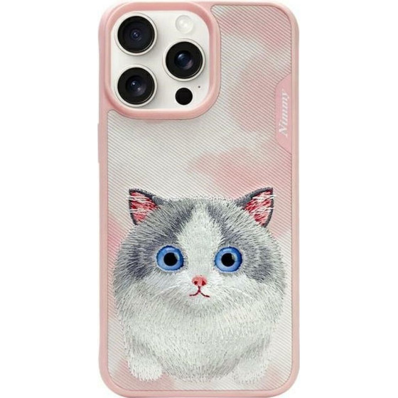 Nimmy case BIG EYED PET 2.0 Cat for IPHONE 15 Pro Max pink