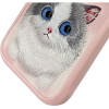 Nimmy case BIG EYED PET 2.0 Cat for IPHONE 16 Pro pink