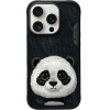 Nimmy case BIG EYED PET 2.0 Panda for IPHONE 16 Pro black