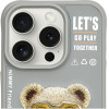 Nimmy case COOL&CUTE 2.0 Bear for IPHONE 15 Pro Max gray