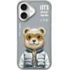 Nimmy case COOL&CUTE 2.0 Bear for IPHONE 16 gray