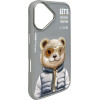 Nimmy case COOL&CUTE 2.0 Bear for IPHONE 16 gray