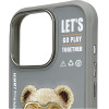Nimmy case COOL&CUTE 2.0 Bear for IPHONE 16 Pro gray