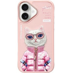 Nimmy case COOL&CUTE 2.0 Cat for IPHONE 16 pink
