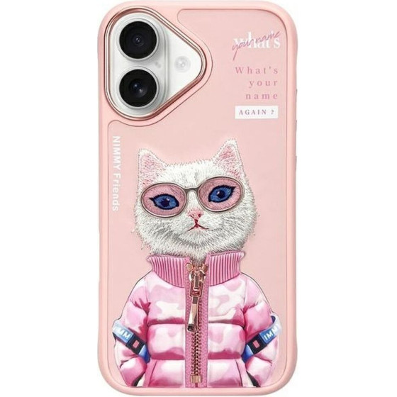 Nimmy case COOL&CUTE 2.0 Cat for IPHONE 16 pink