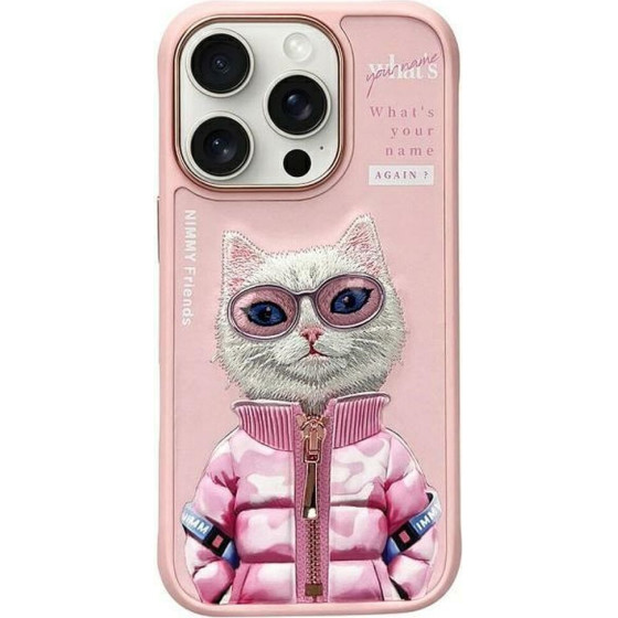 Nimmy case COOL&CUTE 2.0 Cat for IPHONE 16 Pro pink