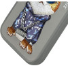 Nimmy case GLASSES COOL CAT for IPHONE 16 Pro gray