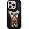 Nimmy case GLASSES COOL DOG for IPHONE 16 Pro Max black