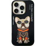 Nimmy case GLASSES COOL DOG for IPHONE 16 Pro Max black