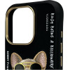 Nimmy case GLASSES COOL DOG for IPHONE 16 Pro Max black