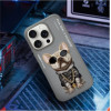 Nimmy case GLASSES COOL DOG for IPHONE 16 Pro Max gray