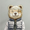 Nimmy crossbody COOL&CUTE 2.0 Bear gray