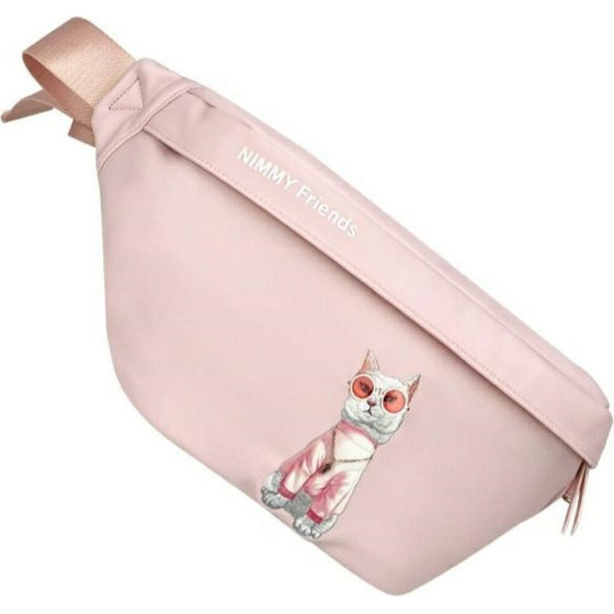 Nimmy crossbody GLASSES COOL CAT pink