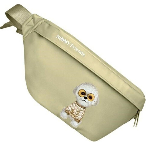 Nimmy crossbody GLASSES COOL DOG khaki
