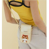 Nimmy phone bag BIG EYED PET 2.0 Cat khaki