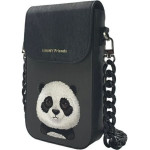 Nimmy phone bag BIG EYED PET 2.0 Panda black