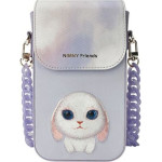 Nimmy phone bag BIG EYED PET 2.0 Rabbit purple