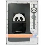 Nimmy set 2in1 notebook + pen BIG EYED PET 2.0 Panda black