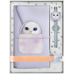Nimmy set 2in1 notebook + pen BIG EYED PET 2.0 Rabbit purple