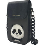 Nimmy set 3in1 phone bag + wallet + gps cover BIG EYED PET 2.0 Panda black