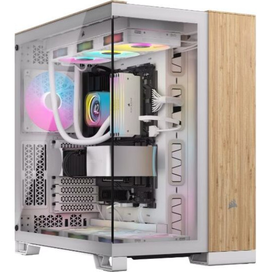 CORSAIR Case 6500X Mid-Tower Dual Ch BW - (CC-9011284-WW)
