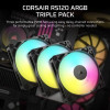 CORSAIR Fan RS120 ARGB (Triple P, Blk) - (CO-9050181-WW)