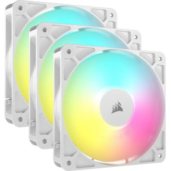 CORSAIR Fan RS120 ARGB (Triple Pack,WH) - (CO-9050185-WW)