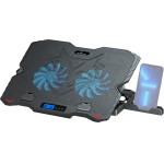 Powertech ���� & ���� Laptop ��� 15.6'', 2x 125mm Led fan, ����� - (PT-1346)