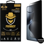 Idol 1991 Tempered Glass Xiaomi 14T 5G 6.67'' 9H 0.25mm Privacy Antispy Semi Curved Full Glue BLACK