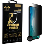 Idol 1991 Tempered Glass Xiaomi Mi 11i 6.67'' 9H 0.30mm Premium Privacy Antispy Semi Curved Full Glue BLACK