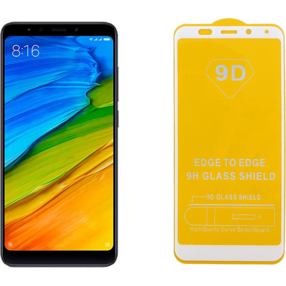 Idol 1991 Tempered Glass Xiaomi Redmi 5 Plus 5.99'' 9H 0.25mm 9D Full Glue Special Full Cover WHITE