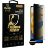 Idol 1991 Tempered Glass Xiaomi Redmi Note 11T 5G/Poco M4 Pro 5G 9H 0.25mm Premium Privacy Antispy Semi Curved Full Glue BLACK