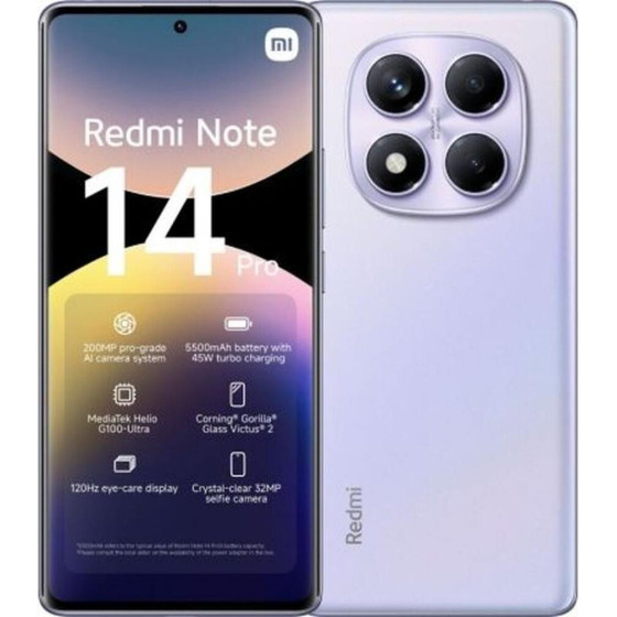 Xiaomi Redmi Note 14 Pro 4G Nfc 8GB Ram 256GB Purple - (MZB0IVXEU)