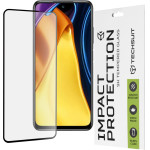 Techsuit - 111D Full Cover / Full Glue Glass - Xiaomi Redmi Note 10 5G / Poco M3 Pro 5G - Black