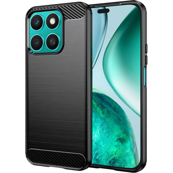 Techsuit - Carbon Silicone - Honor X8c - Black