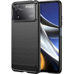 Techsuit - Carbon Silicone - Xiaomi Poco X4 Pro 5G - Black