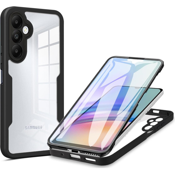 Techsuit - Colorverse 360 Series + Screen Protector - Samsung Galaxy A34 5G - Black