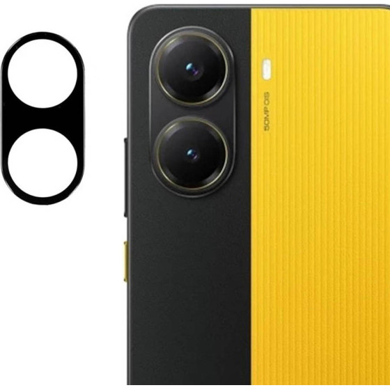 Techsuit - Full Camera Glass - Xiaomi Poco X7 Pro - Black
