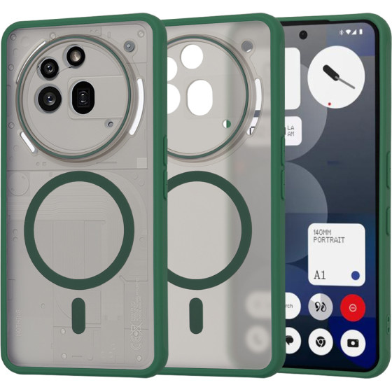 Techsuit - Halofrost Magsafe Series - Nothing Phone (3a) Pro - Midnight Green