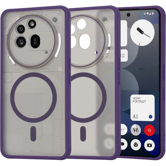 Techsuit - Halofrost Magsafe Series - Nothing Phone (3a) Pro - Purple