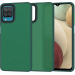 Techsuit - Halofrost Series - Samsung Galaxy A12 / A12 Nacho / M12 / F12 - Midnight Green