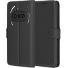 Techsuit - Leather Folio - Nothing Phone (3a) - Black