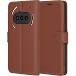 Techsuit - Leather Folio - Nothing Phone (3a) - Brown