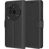 Techsuit - Leather Folio - Nothing Phone (3a) Pro - Black