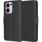 Techsuit - Leather Folio - Oppo Reno13 F 4G / Reno13 F 5G / Reno13 Fs 5G - Black