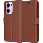 Techsuit - Leather Folio - Oppo Reno13 F 4G / Reno13 F 5G / Reno13 Fs 5G - Brown