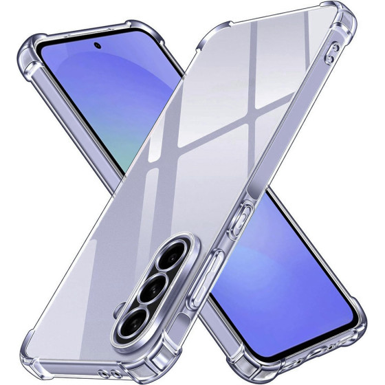 Techsuit - Shockproof Clear Silicone - Samsung Galaxy A36 5G - Clear